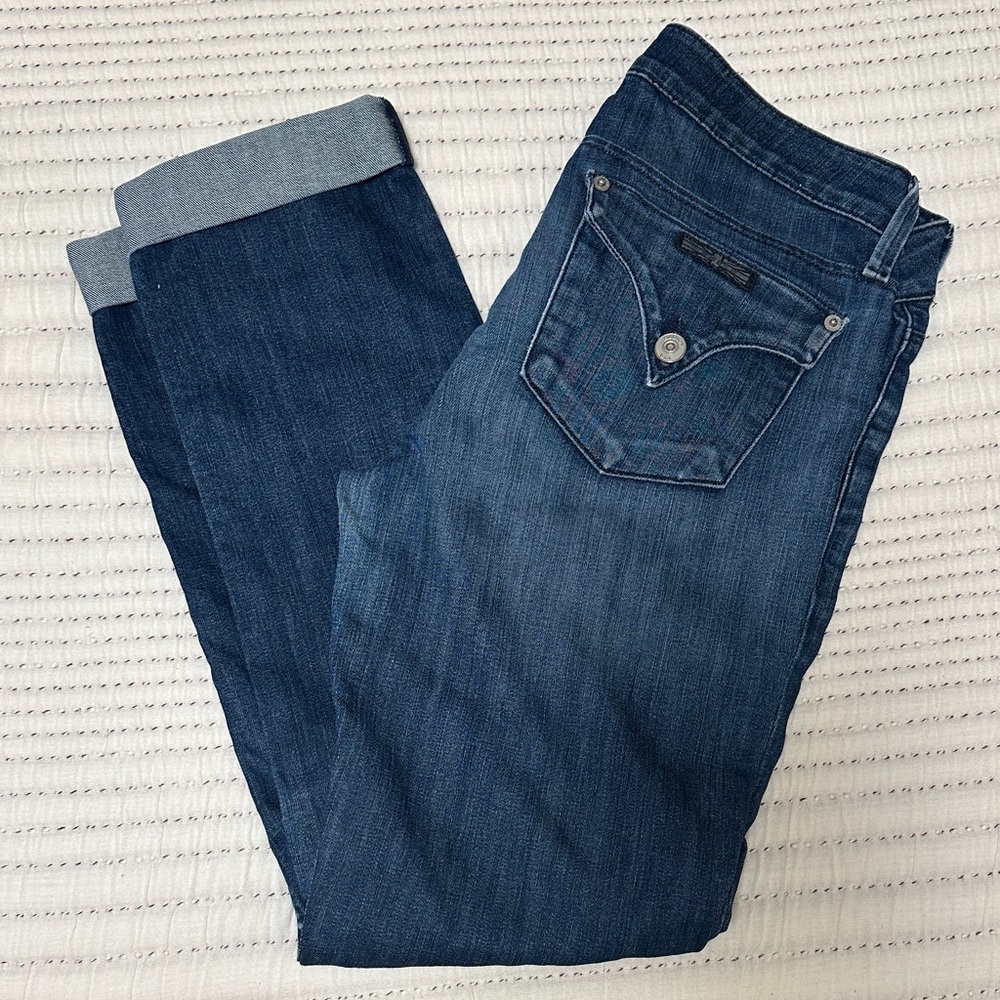 Hudson Jeans Women's Dark Blue Boyfriend Jeans Size 27